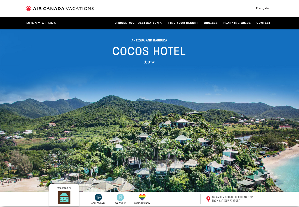 COCOS Hotel Air Canada Vacations